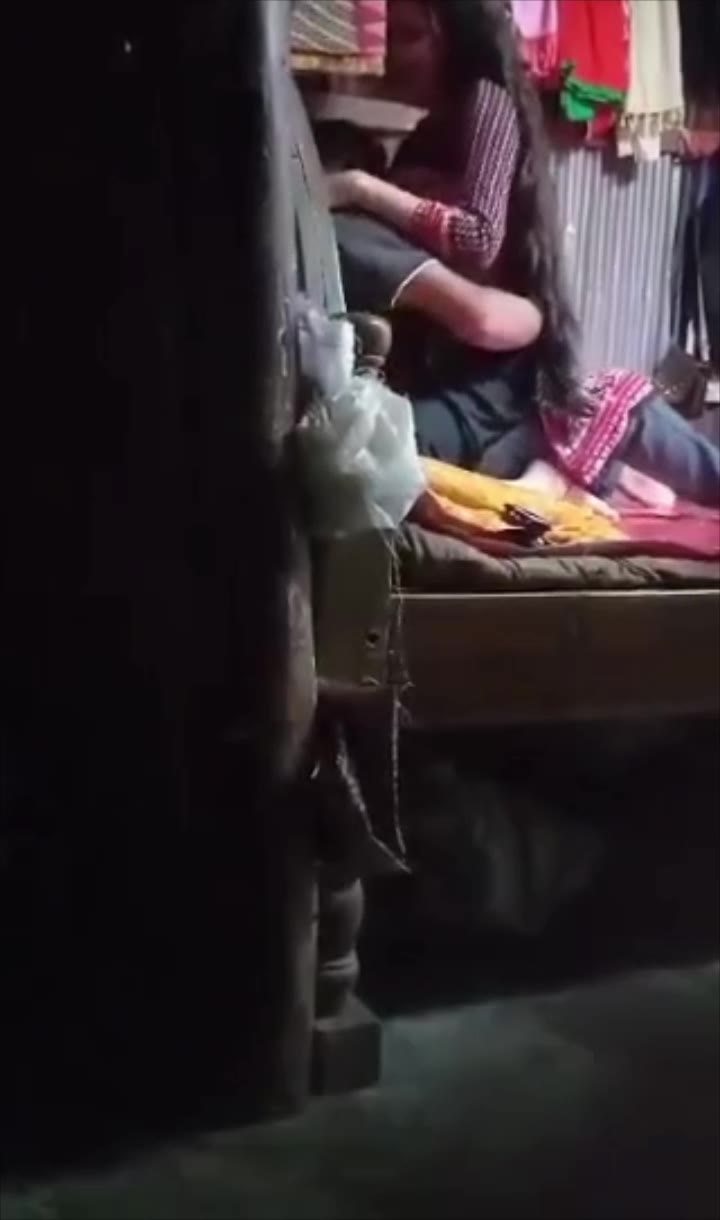 Bangladeshi Village Cpl Breastfeeding Screctly Captured By Local Boy