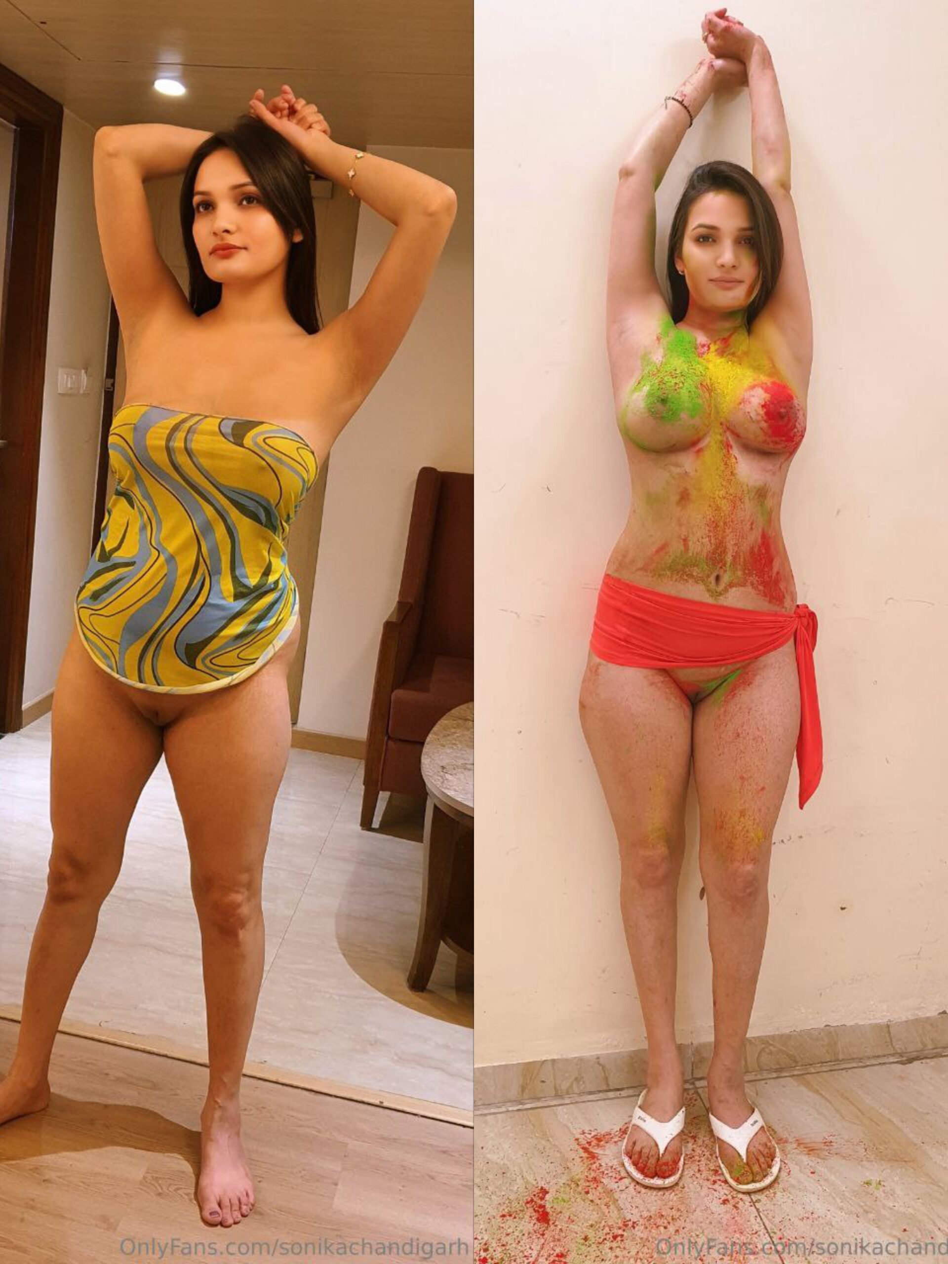 Beautiful model sonika chandigarh full stripping only fan video