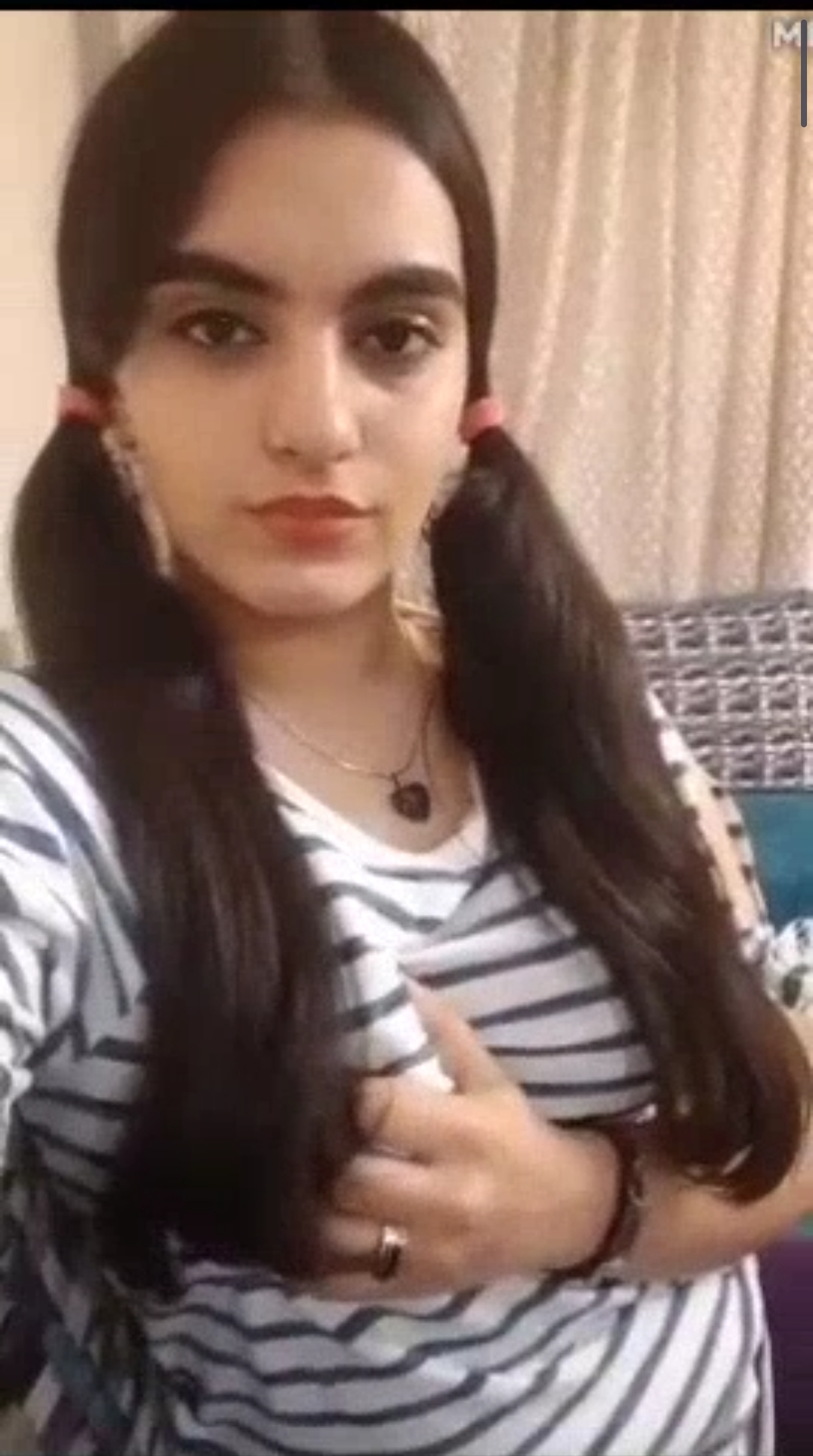 Hot girl showing boobs and wet pussy