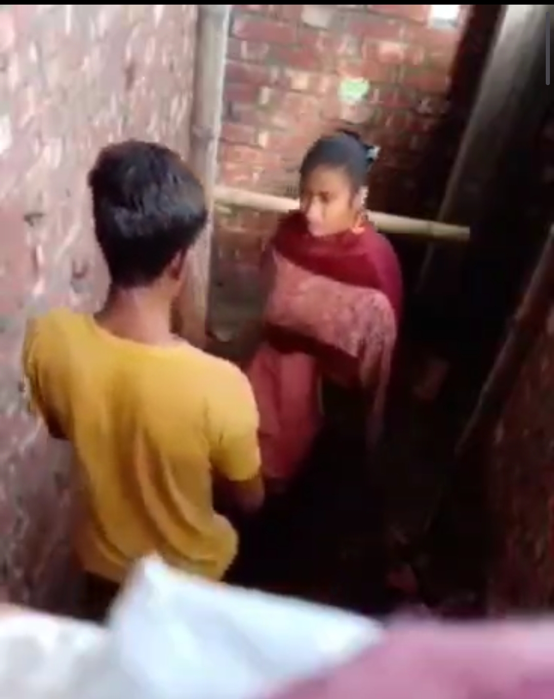 Desi lover kissing and sucking boobs