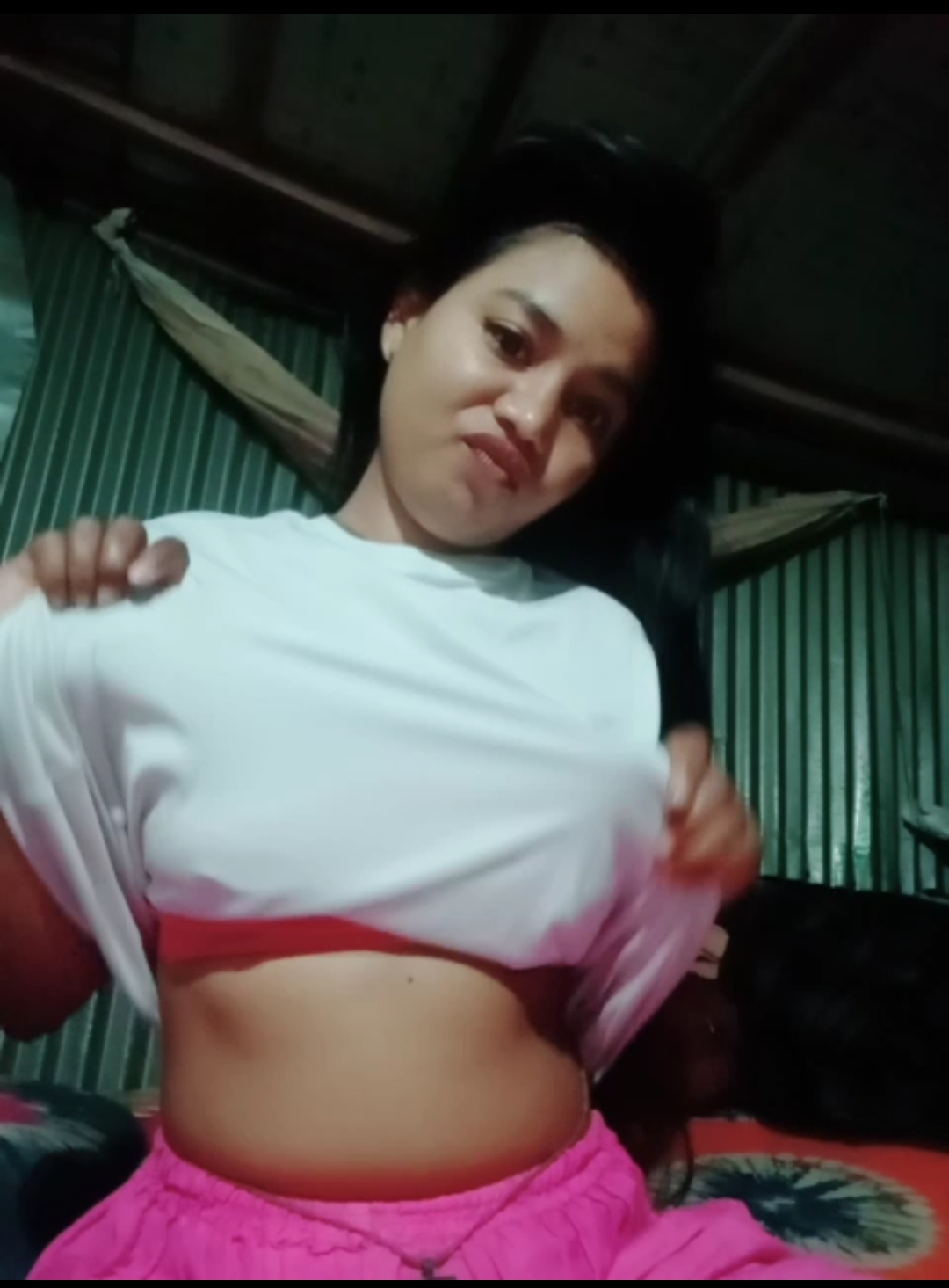 Bangla naked village girl showing and pressing boobs