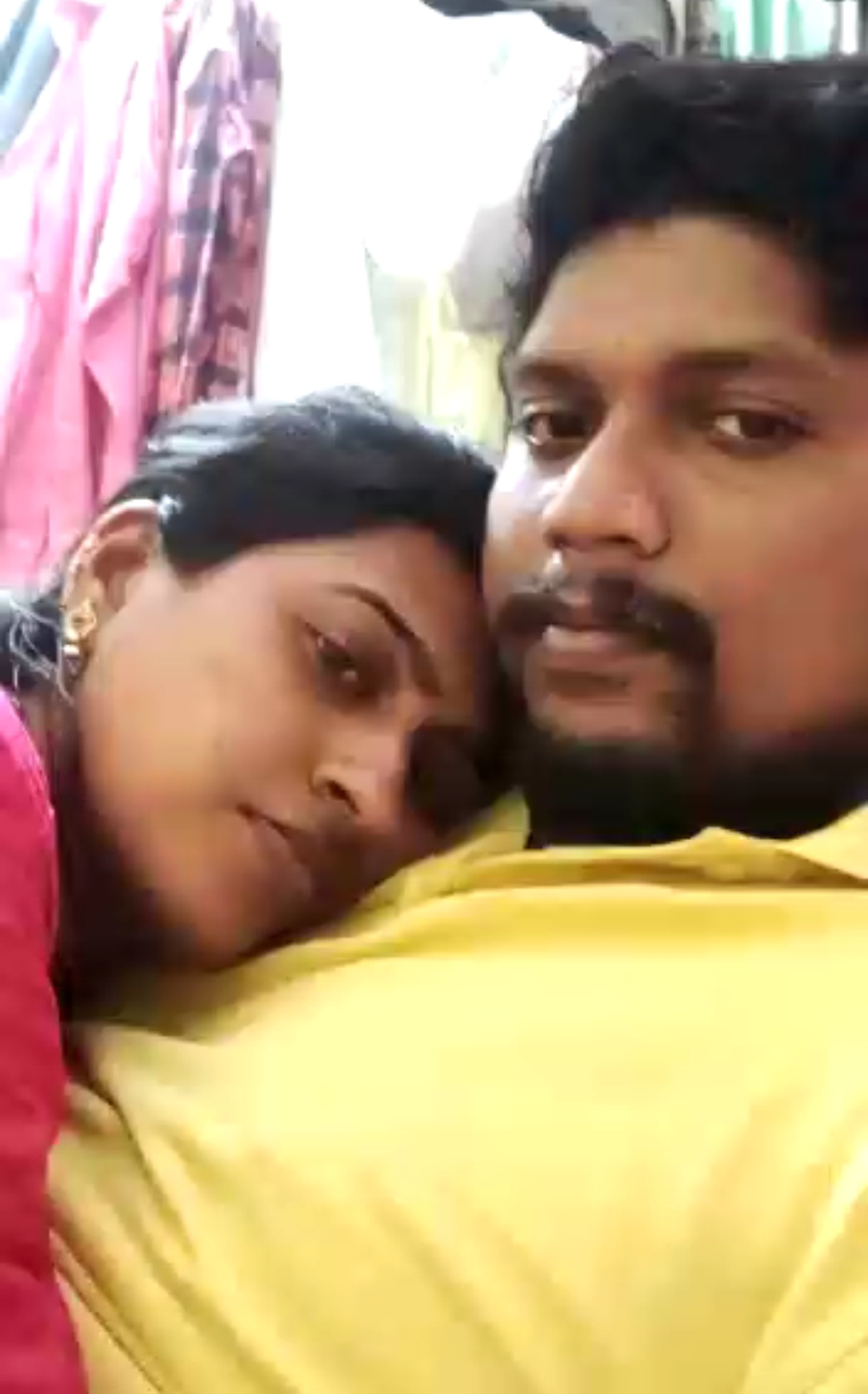 Desi indian couple romance at home alone